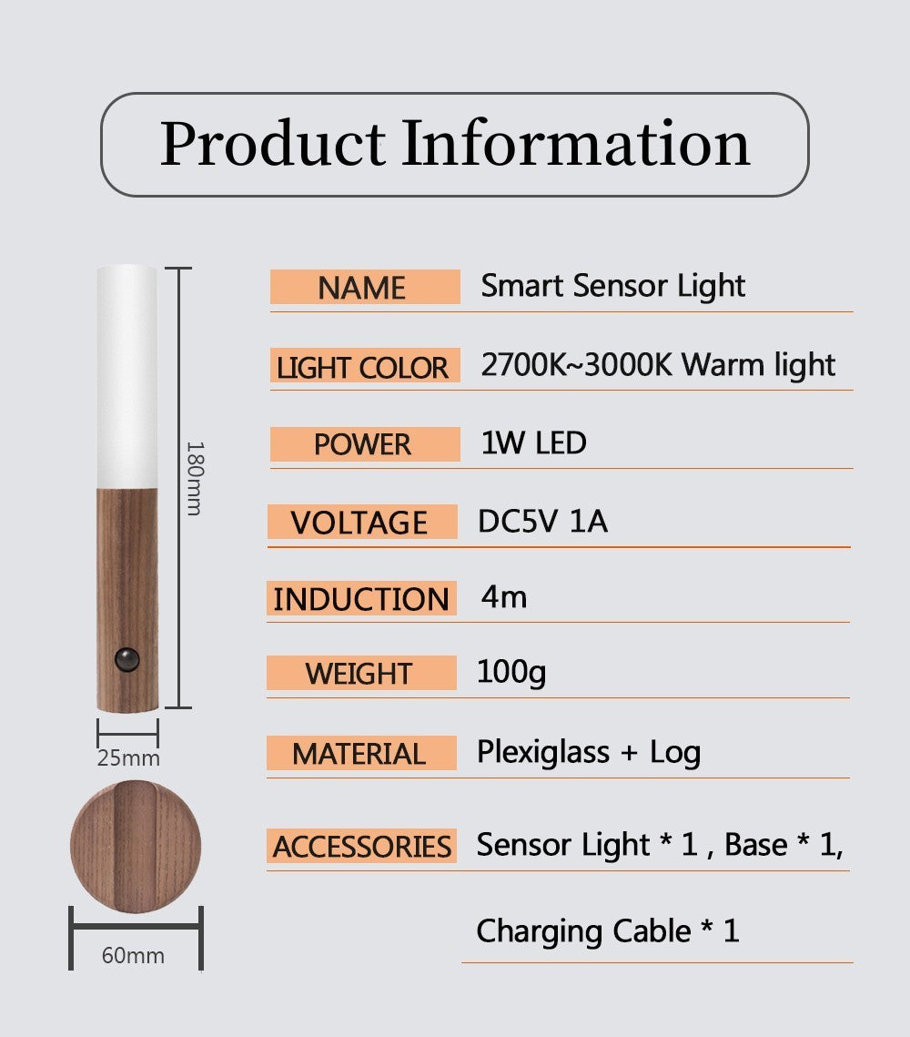 HomeSpace™ Auto LED USB Magnetic Light